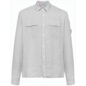 C.P. Company Long-Sleeve Casual Shirt With Classic Collar And Flap Pockets - NWT